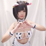 Beautiful Girl Layer Honey Soup Cat Large Valley Clear and Too Sexual Cow Bikini Cosplay Image Summary 52 Sheets