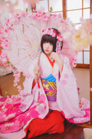 [Ko-ya COSER] Sakura Momo-ya - (Kato Kei) Wa-dress COS Series Photo Mantle
