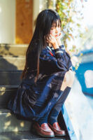 [Ko-sei COSER] Sakura Momo- (Little Girl) Black Color Water Hand Suit COS Series Photo Mantle