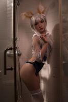 [CosPlay美女] 鳗鱼霏儿 - 兽耳 湿身诱惑 写真套图