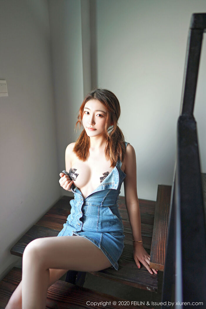 [FEILIN嗲囡囡] VOL.224 新人模特@A.小熊猫 首套写真 11th image