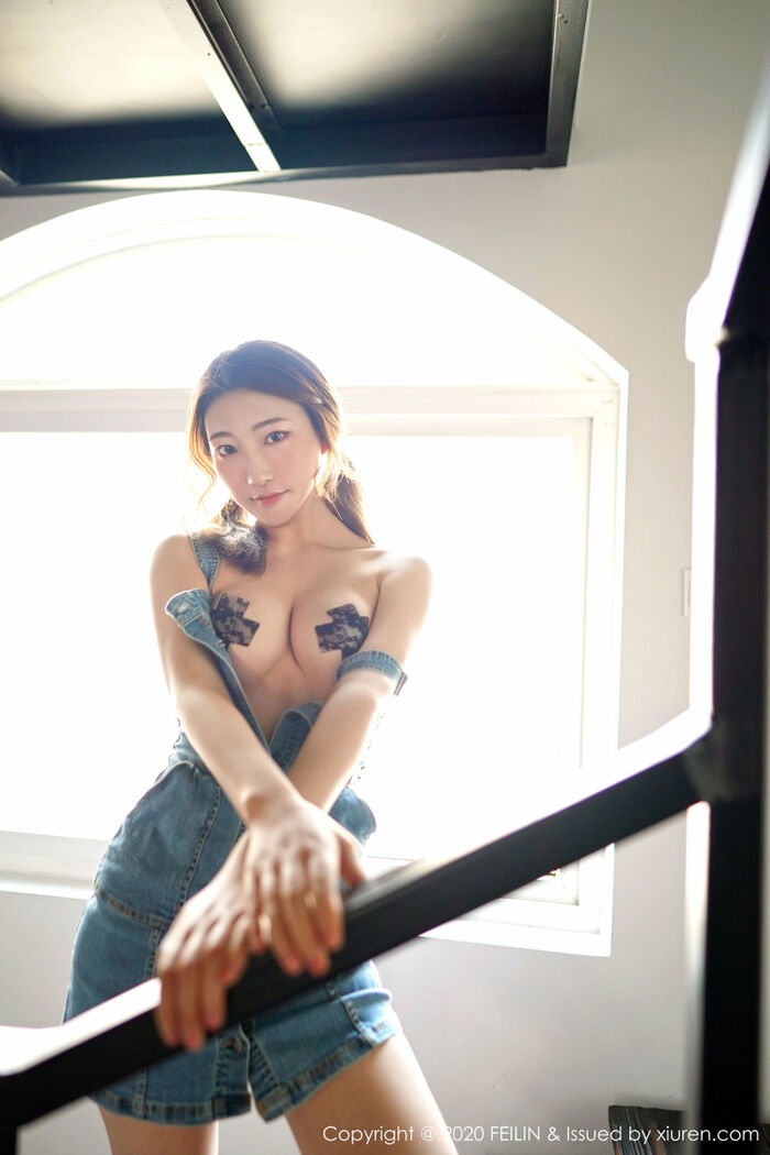 [FEILIN嗲囡囡] VOL.224 新人模特@A.小熊猫 首套写真 6th image