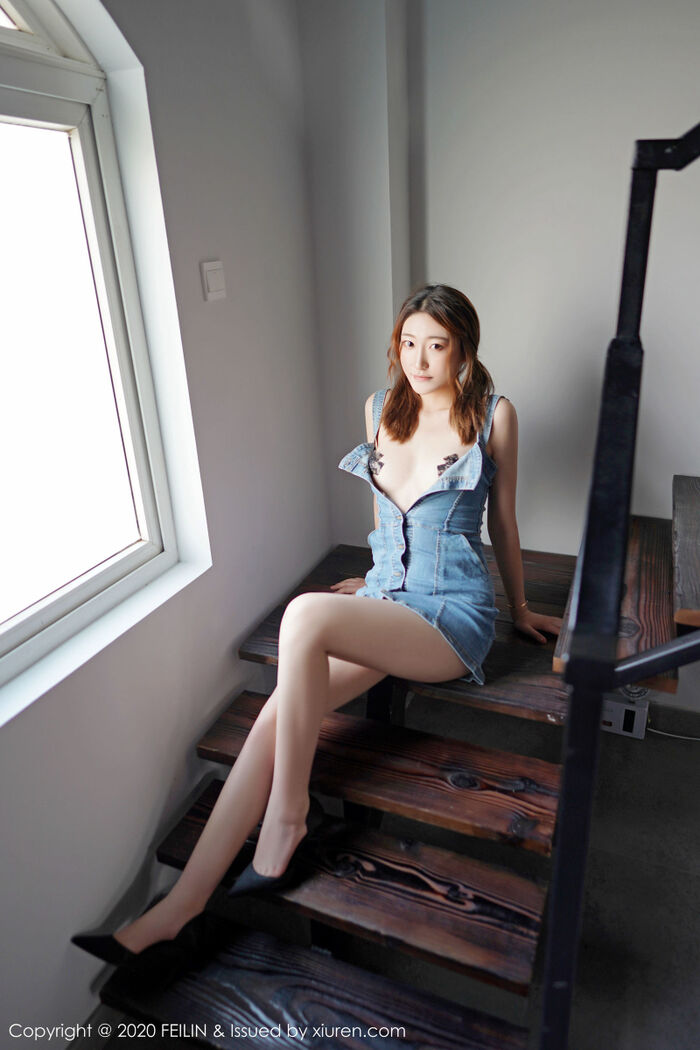 [FEILIN嗲囡囡] VOL.224 新人模特@A.小熊猫 首套写真 9th image