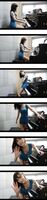 Here is an erotic pianist whose bruises are beyond the limits.